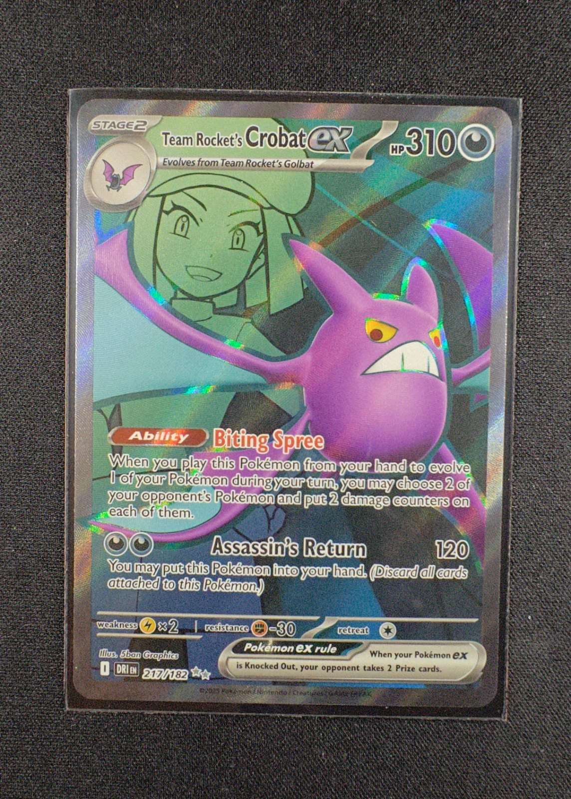 Team Rocket's Crobat ex