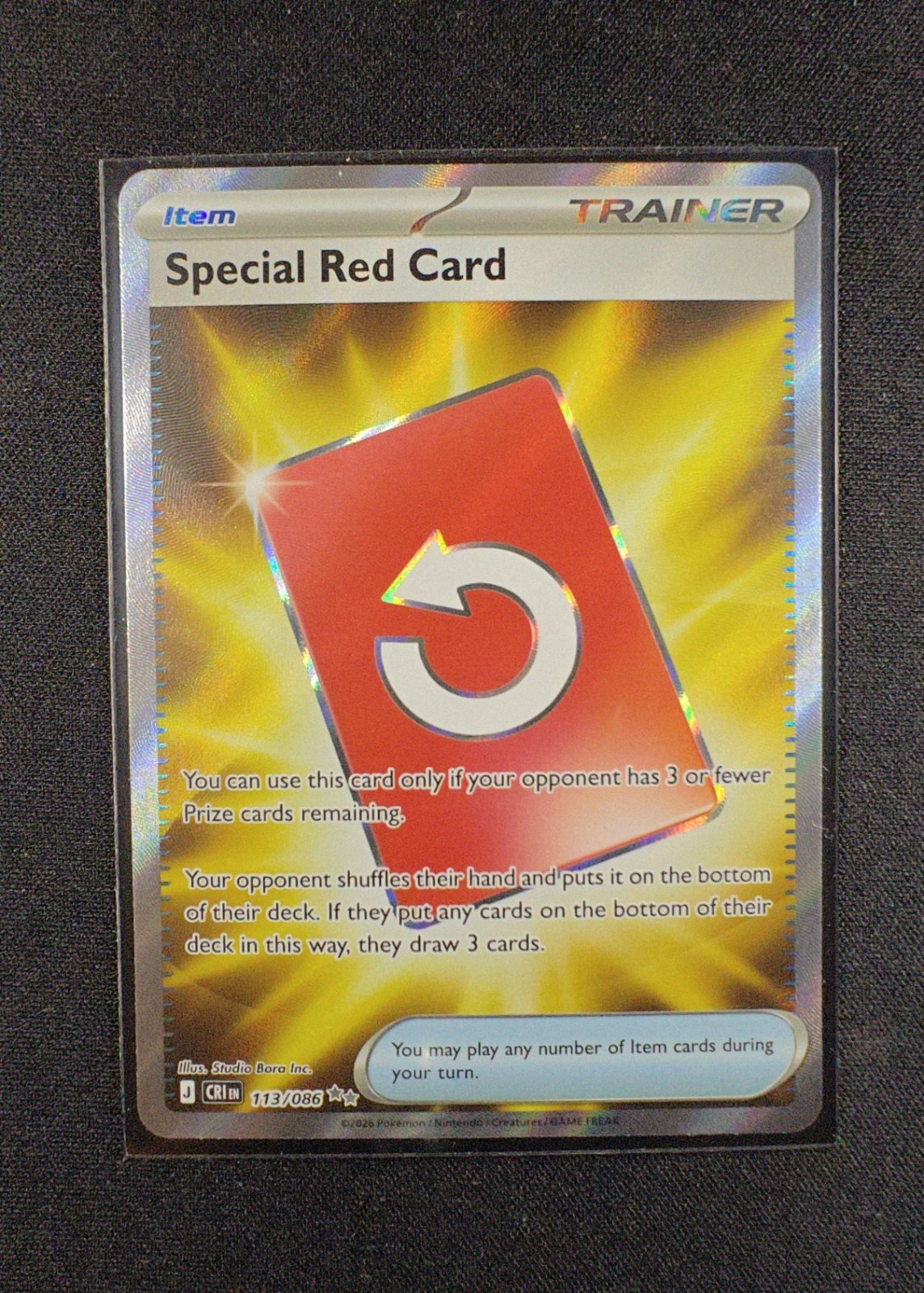 Special Red Card